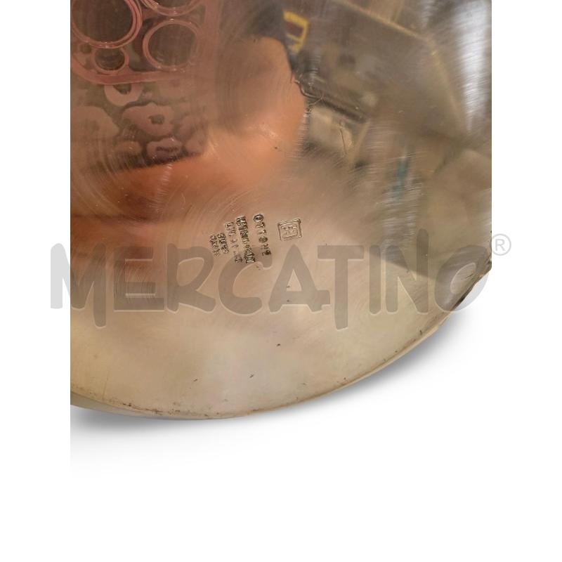 CESTELLO GHIACCIO FRATELLI FANCIULLACCI OTTONE SILVER PLATED 24X20 CM  | Mercatino dell'Usato Osasco 4