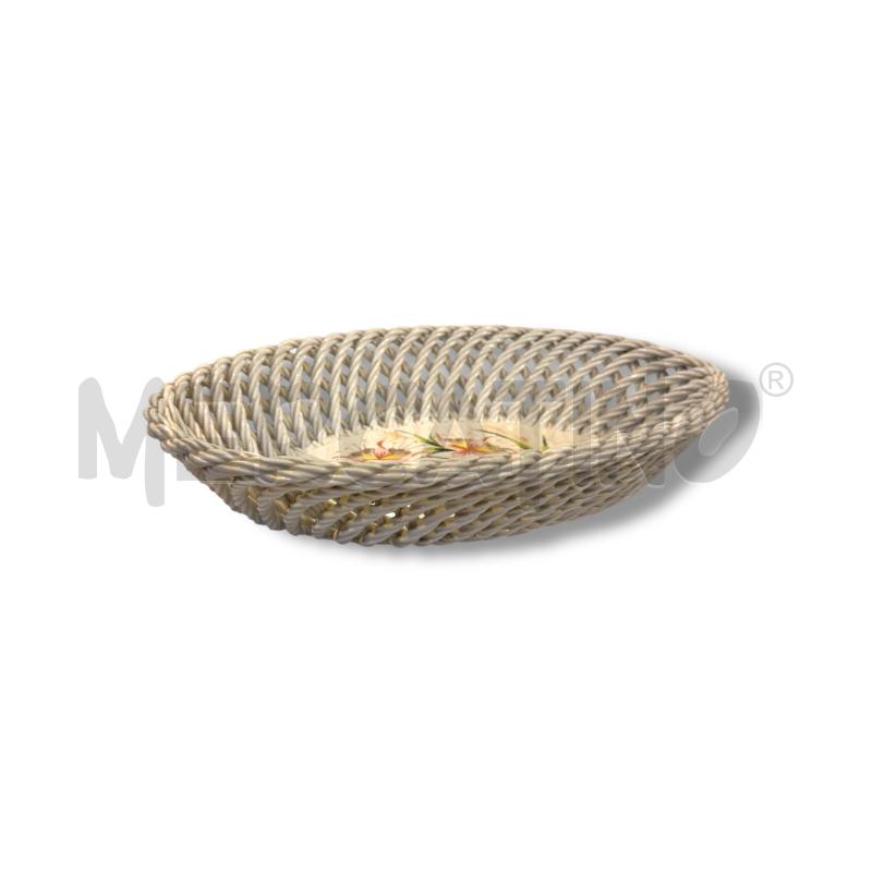 CESTINO CERAMICA BASSANO DISEGNO FIORE | Mercatino dell'Usato Osasco 2