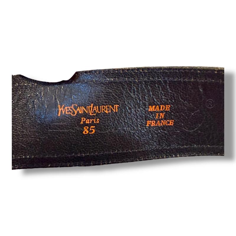 CINTURA DONNA YSL VIOLA BIANCO MIS 85 | Mercatino dell'Usato Osasco 3
