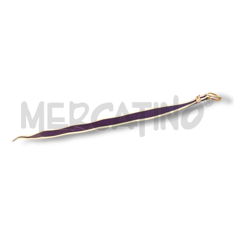 CINTURA DONNA YSL VIOLA BIANCO MIS 85 | Mercatino dell'Usato Osasco 4