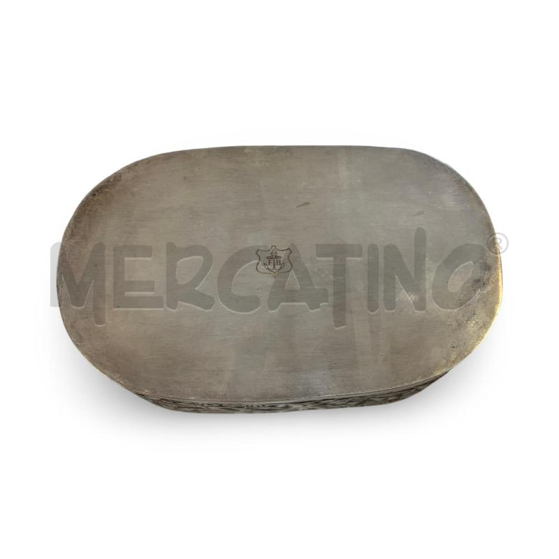 COFANETTO OVALE  SILVER COPERCHIO FANI BENITO ANNI 80 | Mercatino dell'Usato Osasco 2