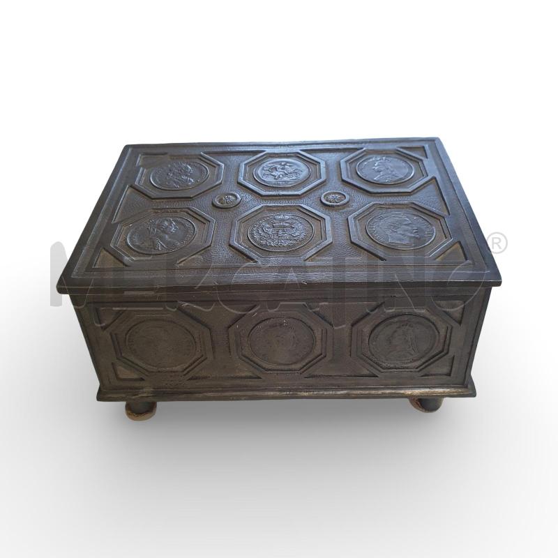 COFANETTO PELTRO 18X13X10 CM | Mercatino dell'Usato Osasco 1
