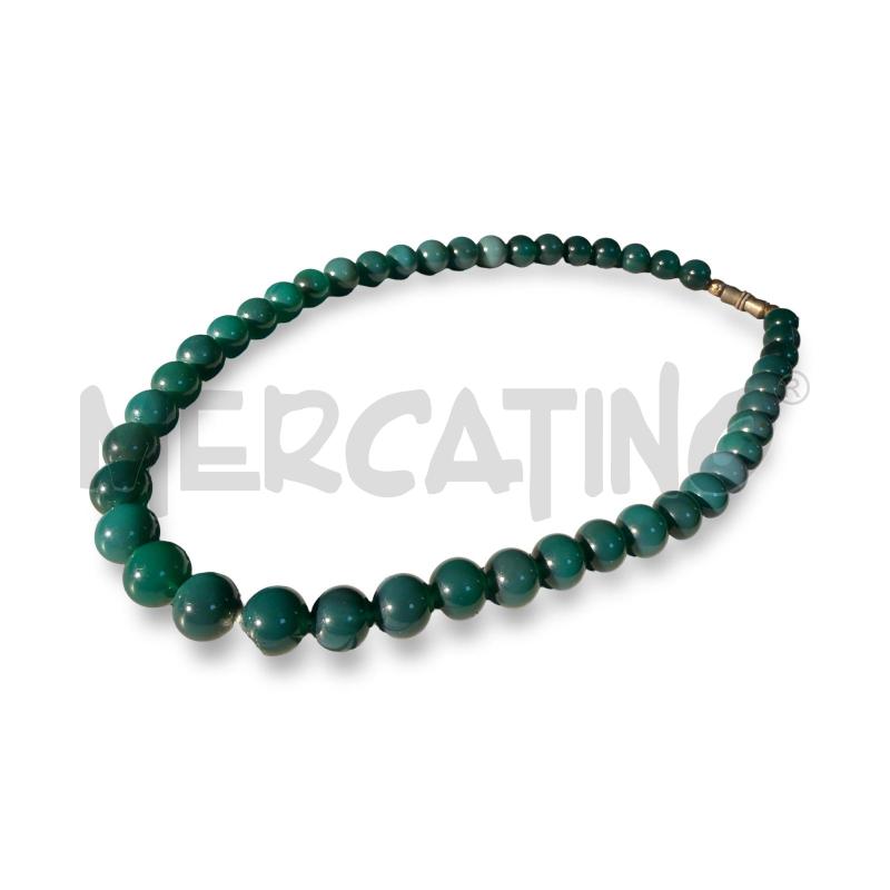 COLLANA AGATA VERDE | Mercatino dell'Usato Osasco 1