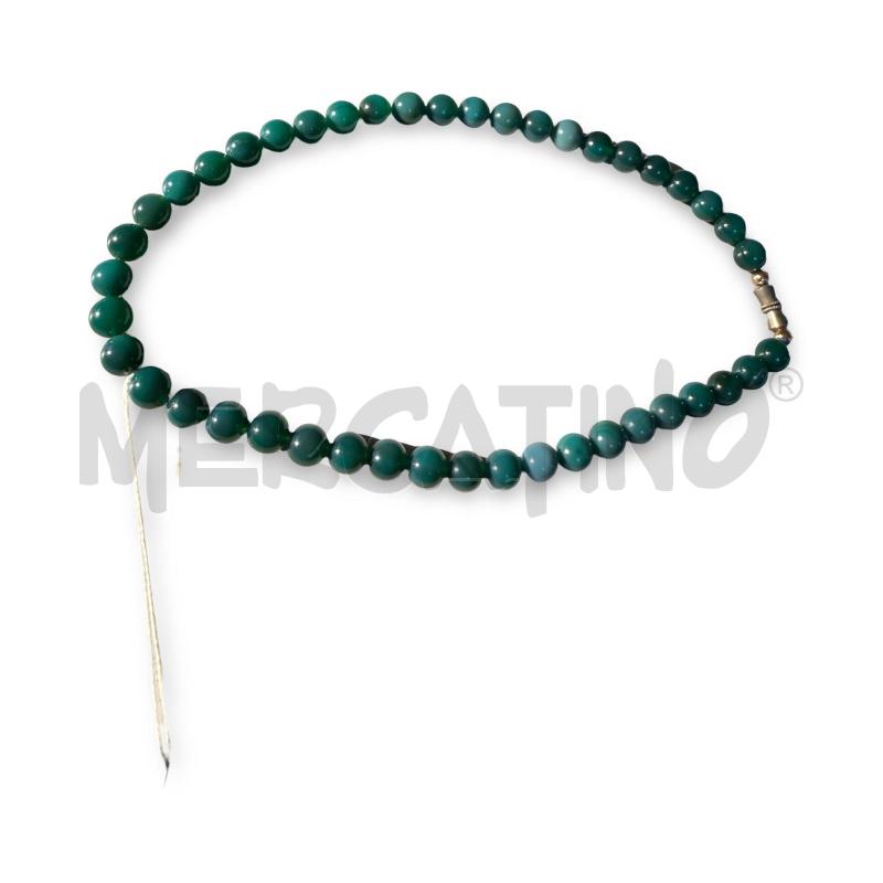 COLLANA AGATA VERDE | Mercatino dell'Usato Osasco 2