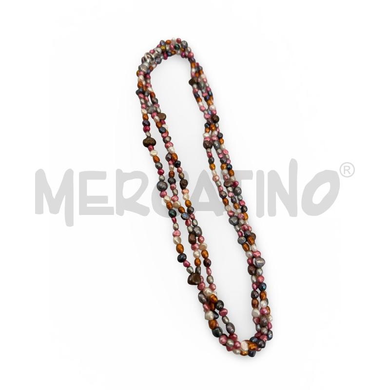 COLLANA PIERLANG PERLINE COLORATE | Mercatino dell'Usato Osasco 1