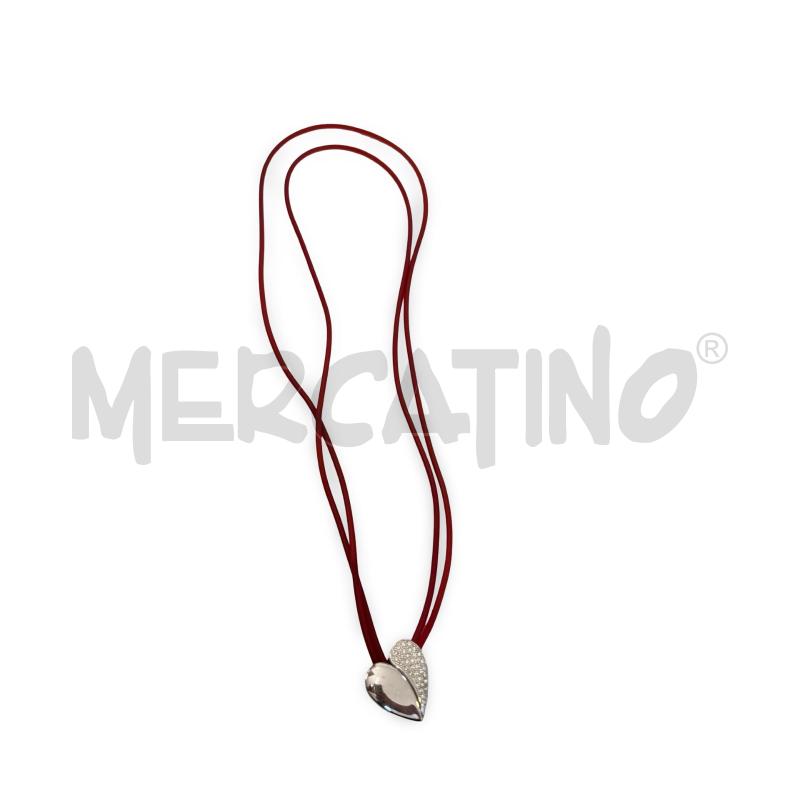 COLLANA PIERLANG ROSSA CUORE STRASS | Mercatino dell'Usato Osasco 1