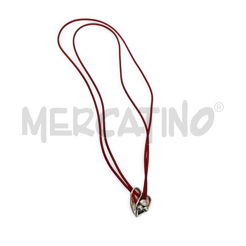 COLLANA PIERLANG ROSSA CUORE STRASS | Mercatino dell'Usato Osasco 3