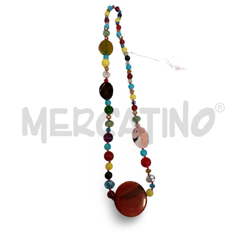 COLLANA PIETRE MULTICOLOR | Mercatino dell'Usato Osasco 1