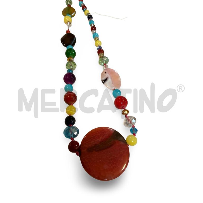 COLLANA PIETRE MULTICOLOR | Mercatino dell'Usato Osasco 2