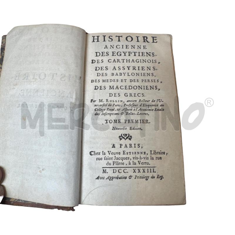COLLEZIONE 6 VOLUMI DI 14 NON CONSEQUENZ  1733 HISTOIRE ANCIENNE EDITORE CHEZ LA VEUVE ESTIENNE  | Mercatino dell'Usato Osasco 5