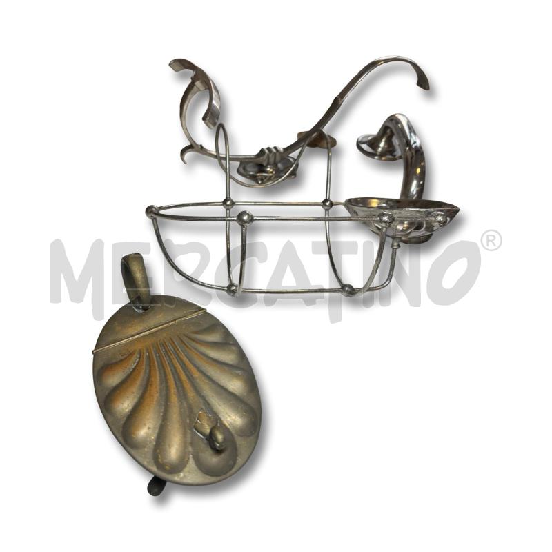 COLLEZIONE ACCESSORI DA BAGNO ART NOUVEAU ART DECO ORIGINALI CROMATI PZ 9  | Mercatino dell'Usato Osasco 2