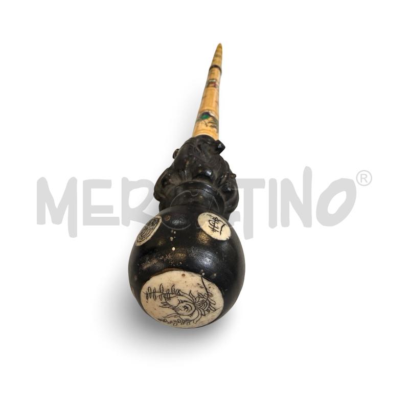 COLLEZIONE BASTONE DA PASSEGGIO ORIENTALE ANNI 60 IN LEGNO  | Mercatino dell'Usato Osasco 2