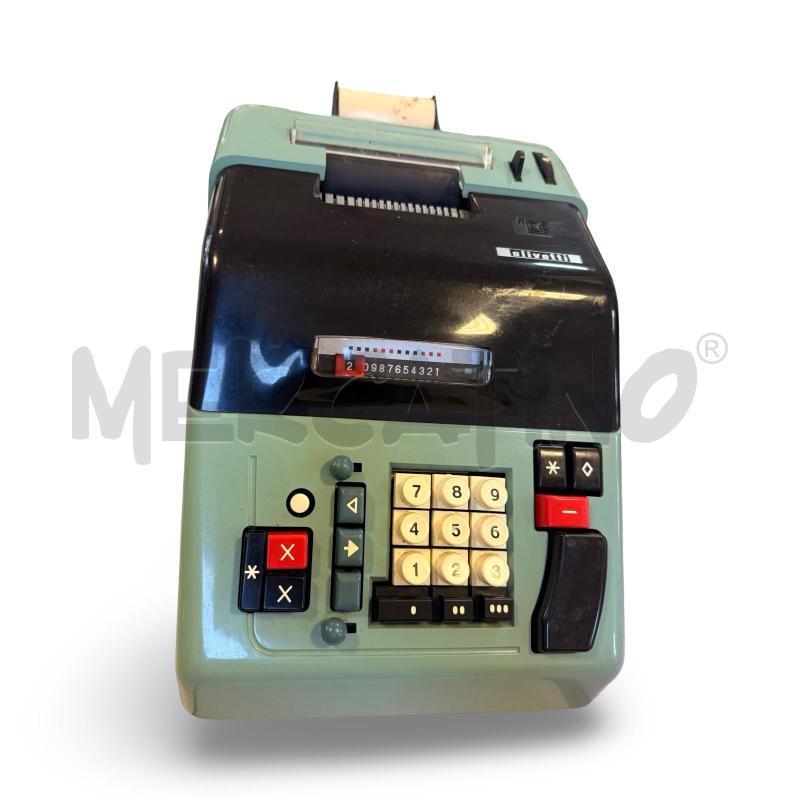 COLLEZIONE CALCOLATRICE ELETTROMECCANICA MULTISUMMA 22 VERDE CON CAVO VISTA E PIACIUTA | Mercatino dell'Usato Osasco 1
