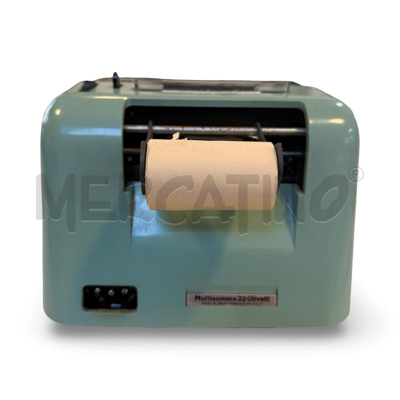 COLLEZIONE CALCOLATRICE ELETTROMECCANICA MULTISUMMA 22 VERDE CON CAVO VISTA E PIACIUTA | Mercatino dell'Usato Osasco 4