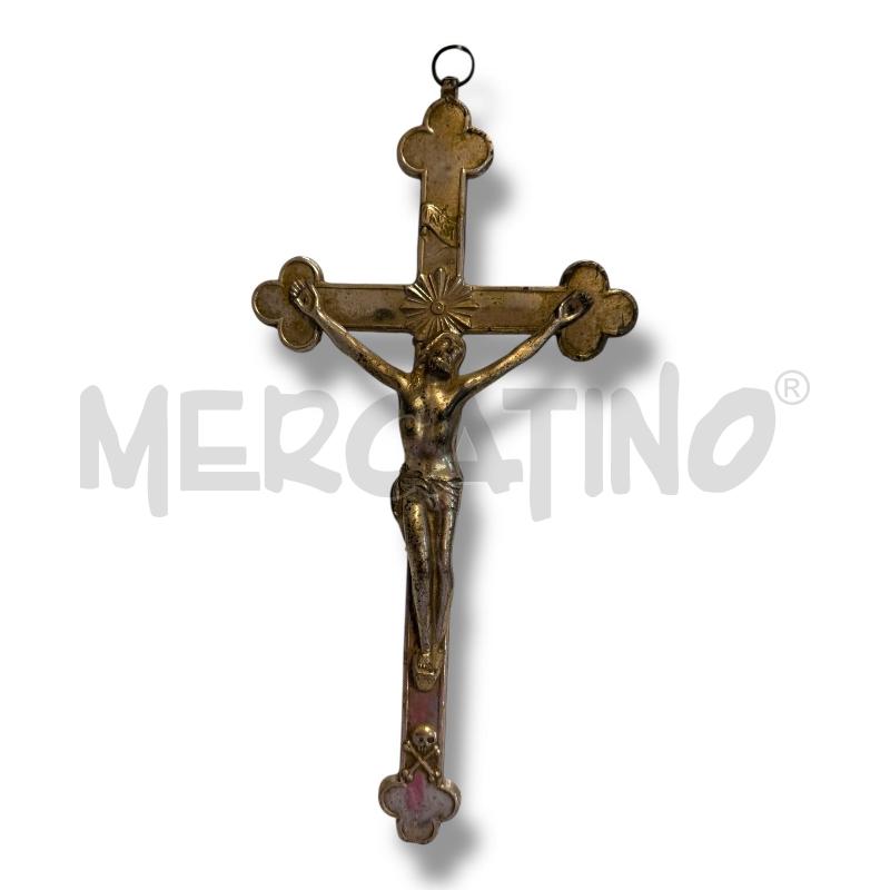 COLLEZIONE CROCIFISSO DEVOZIONALE FINE 800 METALLO 25 CM  | Mercatino dell'Usato Osasco 1