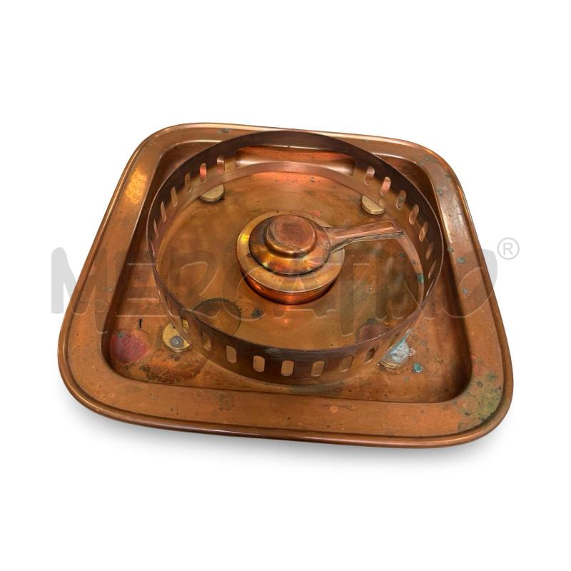 COLLEZIONE FORNELLETTO IN RAME 34X34 CM | Mercatino dell'Usato Osasco 1