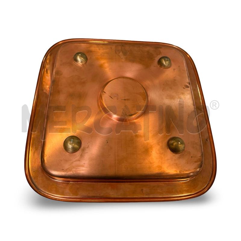 COLLEZIONE FORNELLETTO IN RAME 34X34 CM | Mercatino dell'Usato Osasco 3