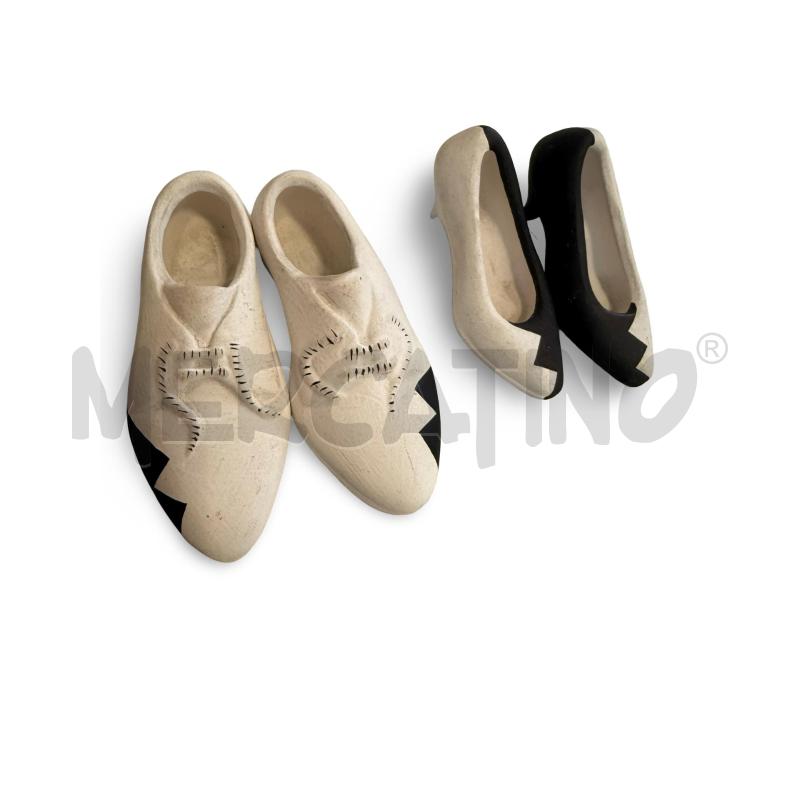 COLLEZIONE MINI SCARPE IN CERAMICA BISCUIT ART DECO BAUHAUS  ERTÈ 70MM 2 PEZZI | Mercatino dell'Usato Osasco 3