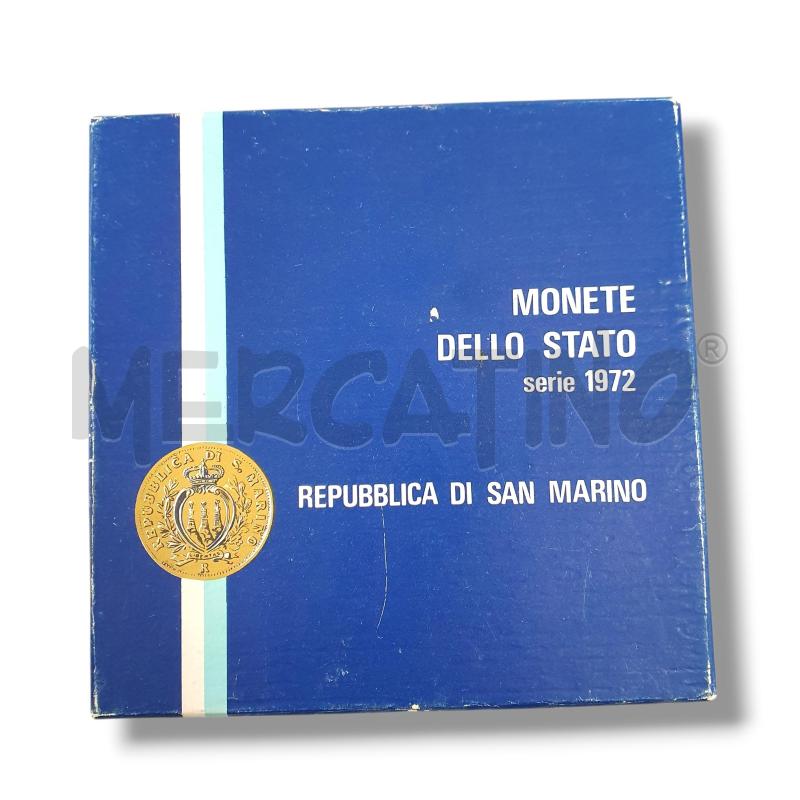 COLLEZIONE MONETE DELLO STATO 1972 REPUBBLICA DI SAN MARINO | Mercatino dell'Usato Osasco 1