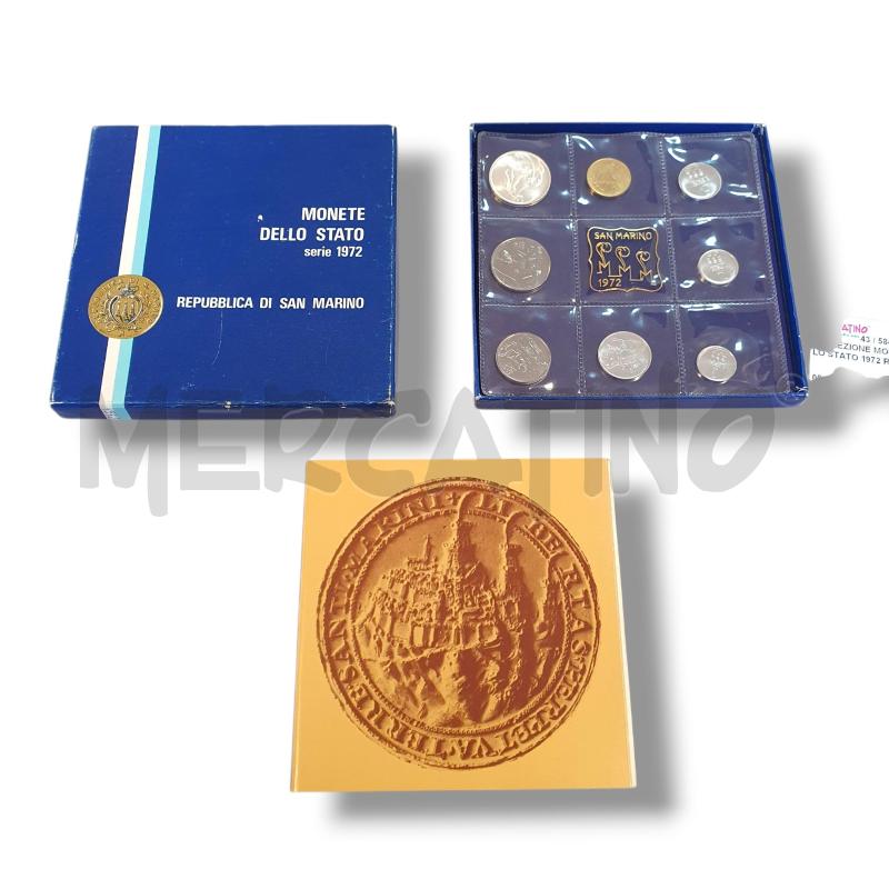 COLLEZIONE MONETE DELLO STATO 1972 REPUBBLICA DI SAN MARINO | Mercatino dell'Usato Osasco 2