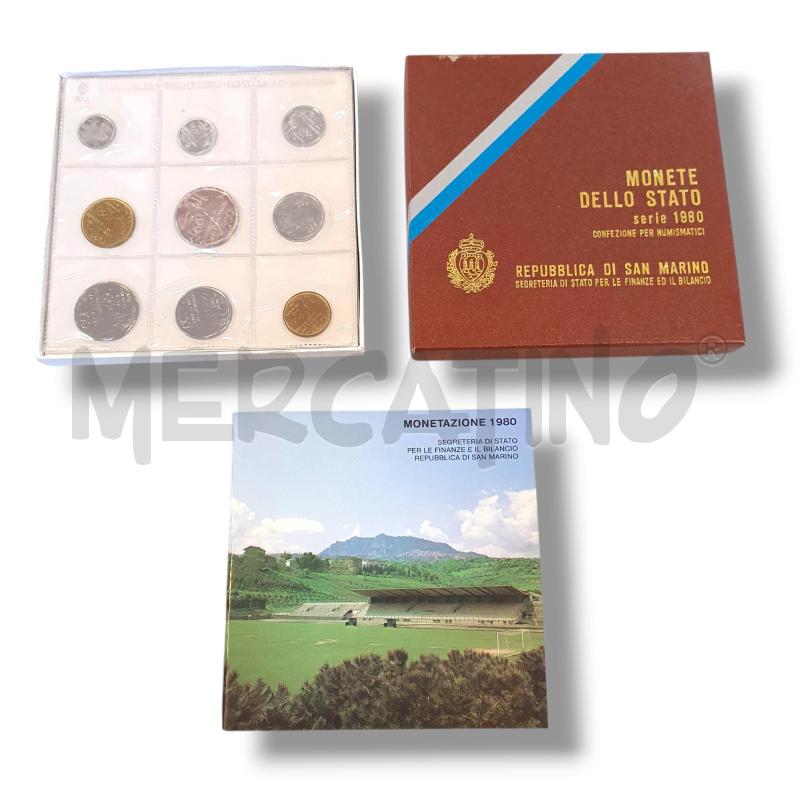 COLLEZIONE MONETE DELLO STATO 1980 REPUBBLICA DI SAN MARINO | Mercatino dell'Usato Osasco 2