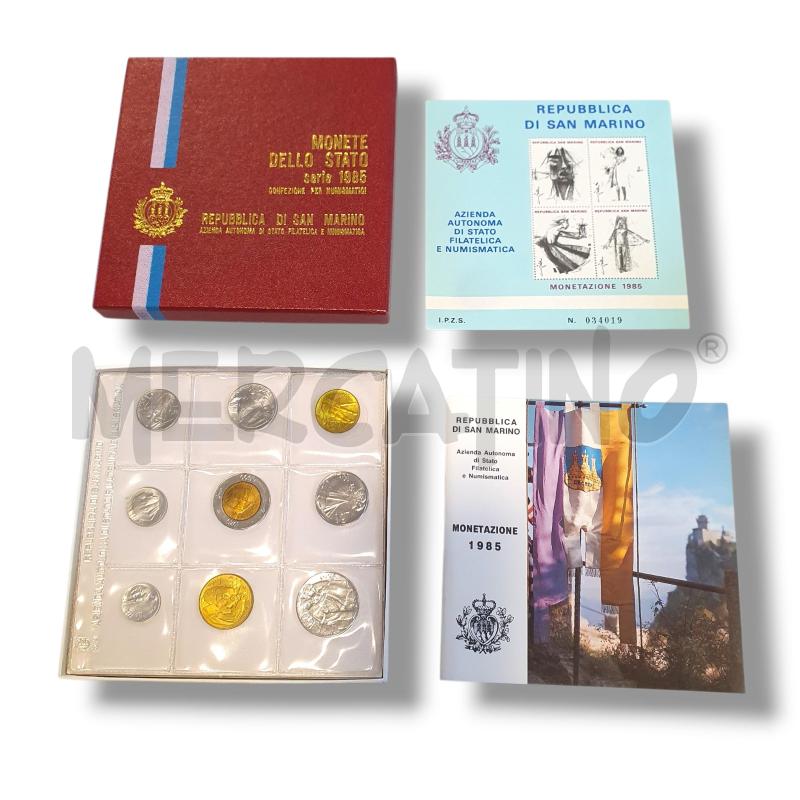 COLLEZIONE MONETE DELLO STATO 1985 SAN MARINO | Mercatino dell'Usato Osasco 2