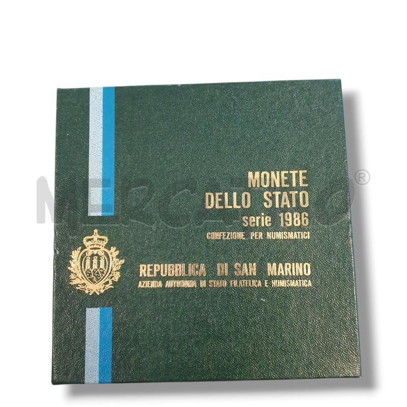 COLLEZIONE MONETE DELLO STATO 1986 REPUBBLICA DI SAN MARINO | Mercatino dell'Usato Osasco 1