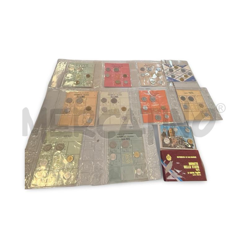 COLLEZIONE PZ 11 FOGLI MONETE PRIMO CONIO | Mercatino dell'Usato Osasco 1