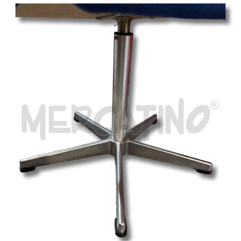 COLLEZIONE SEDIA OXFORD CHAIR ARNE JACOBSON FRITZ HANSEN TESSUTO BLU OTTIME CONDIZIONI | Mercatino dell'Usato Osasco 3