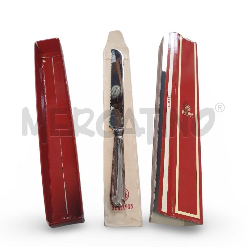 COLTELLO DA PANETTONE ARGENTERIA SCHIAVON 30 CM CON ASTUCCIO | Mercatino dell'Usato Osasco 1