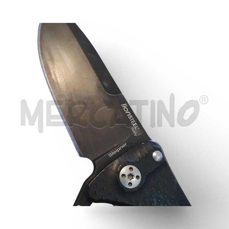 COLTELLO LIONSTEEL MOLLETTA SLIPER NERO | Mercatino dell'Usato Osasco 3