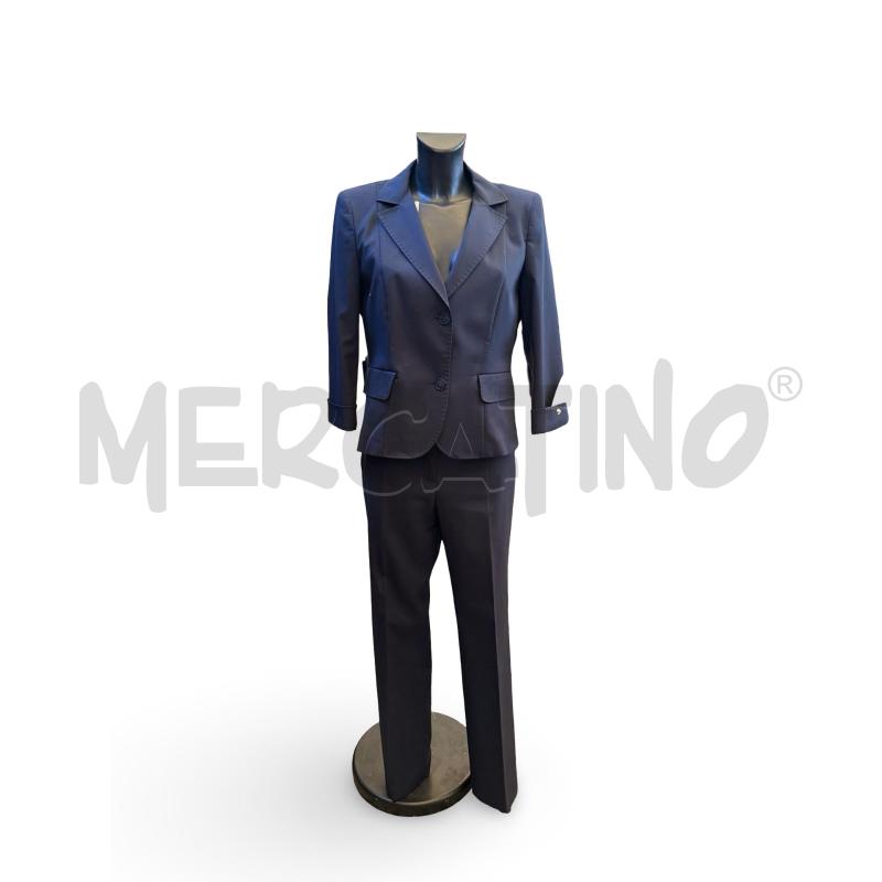 COMPLETO DONNA DIANA GALLESI COTONE GIACCA E PANTALONE BLU | Mercatino dell'Usato Osasco 1