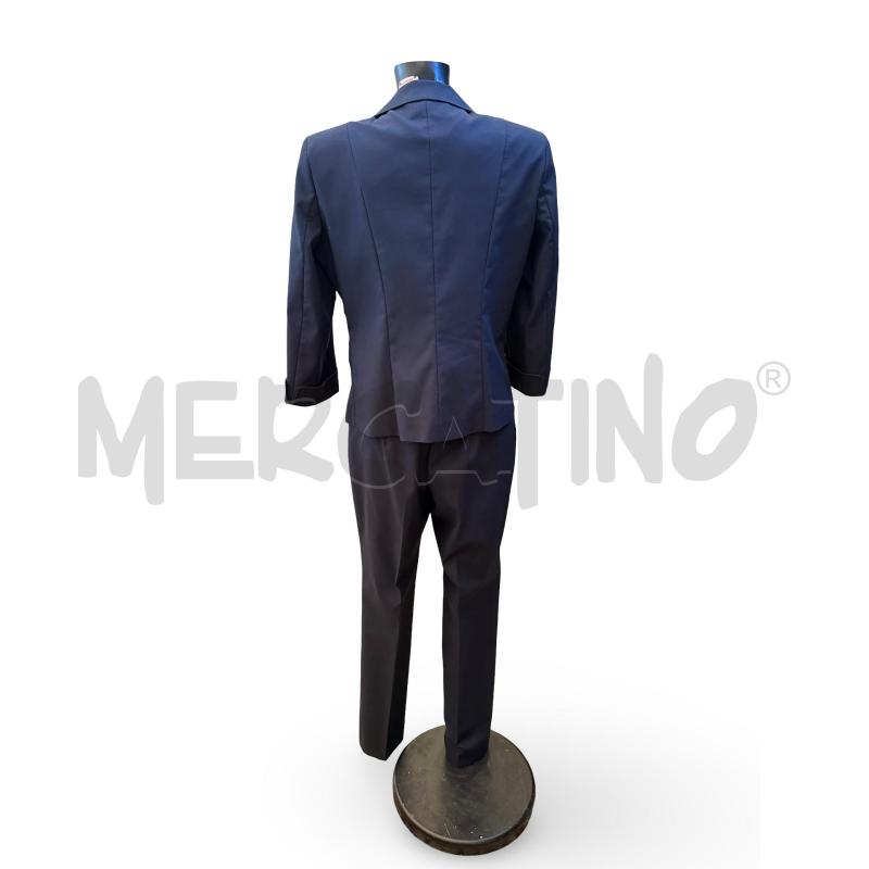 COMPLETO DONNA DIANA GALLESI COTONE GIACCA E PANTALONE BLU | Mercatino dell'Usato Osasco 3