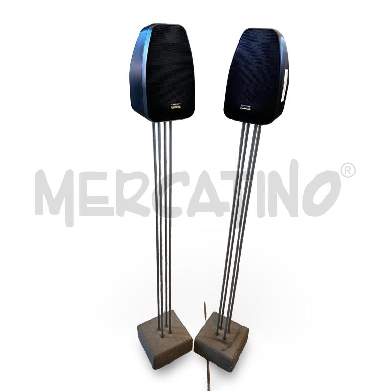 COPPIA CASSE ACUSTICHE INDIANA LINE TH240 CON BASE CEMENTO | Mercatino dell'Usato Osasco 1