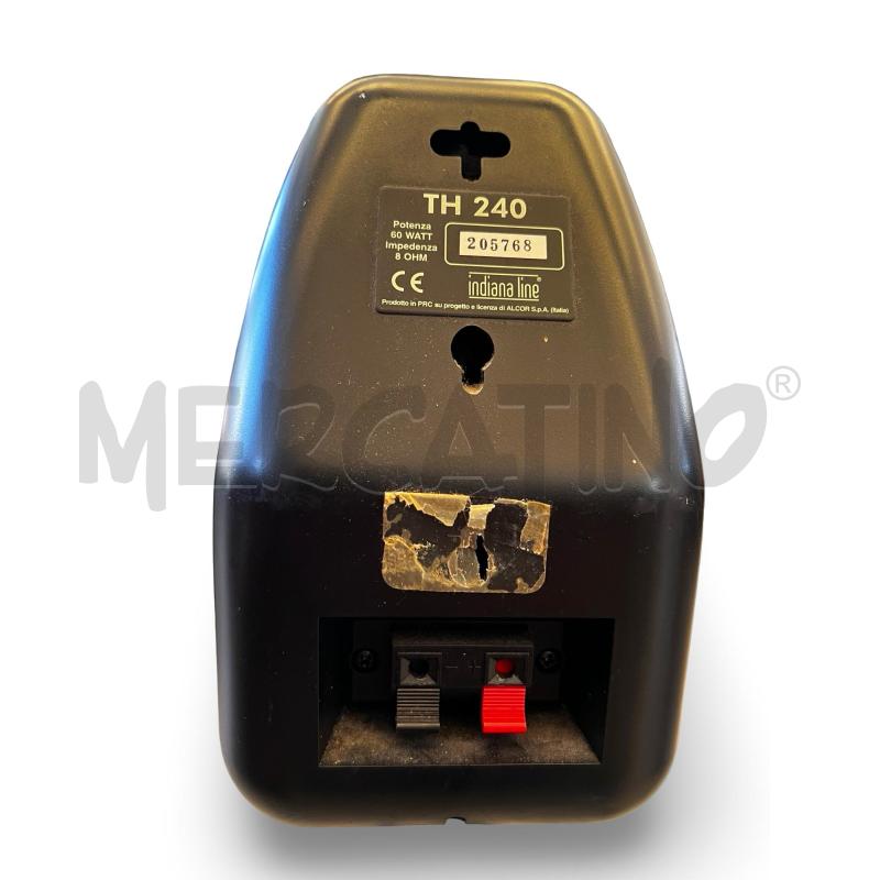 COPPIA CASSE ACUSTICHE INDIANA LINE TH240 CON BASE CEMENTO | Mercatino dell'Usato Osasco 4