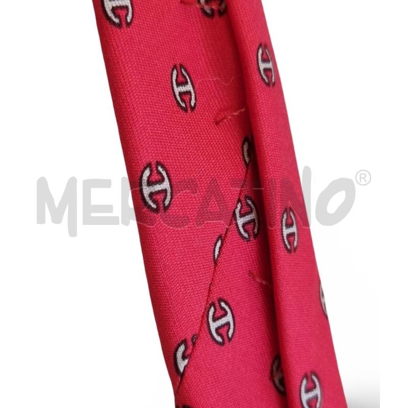 CRAVATTA HERMES PARIS ROSSO SETA CODICE 7029 TA | Mercatino dell'Usato Osasco 4