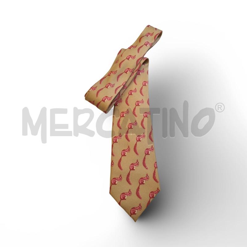 CRAVATTA HERMES SETA SCOIATTOLI ROSA CODICE 7279 MA | Mercatino dell'Usato Osasco 1