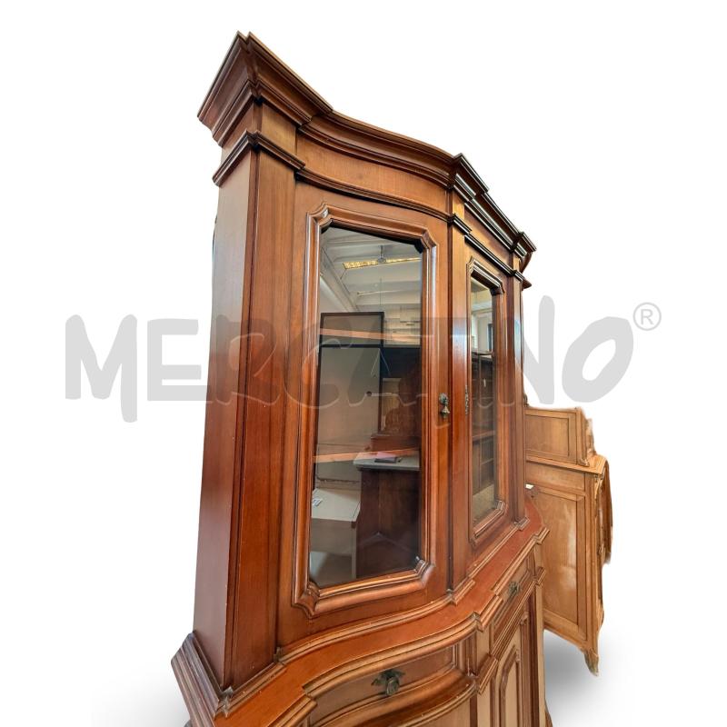 CREDENZA IN LEGNO CON ANTE IN VETRO | Mercatino dell'Usato Osasco 3