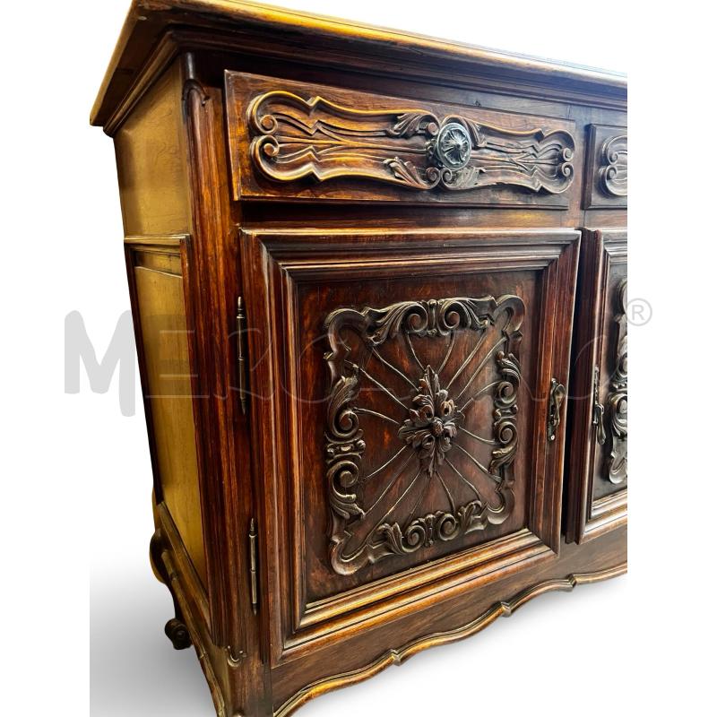 CREDENZA IN STILE BAROCCO PIEMONTESE  | Mercatino dell'Usato Osasco 4