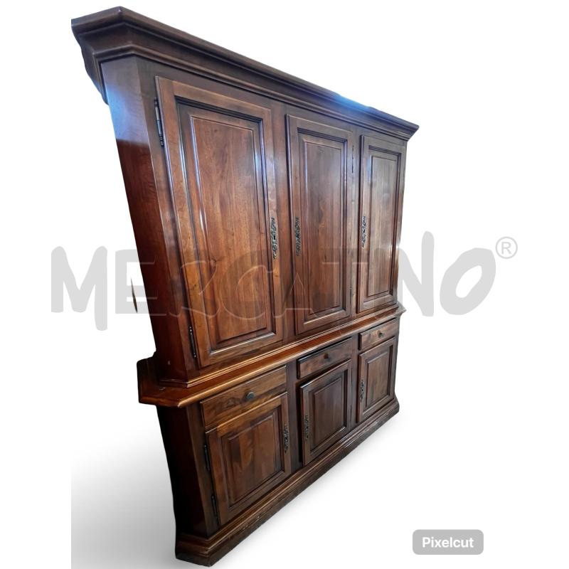 CREDENZA LEGNO 3 ANTE NOCE | Mercatino dell'Usato Osasco 1