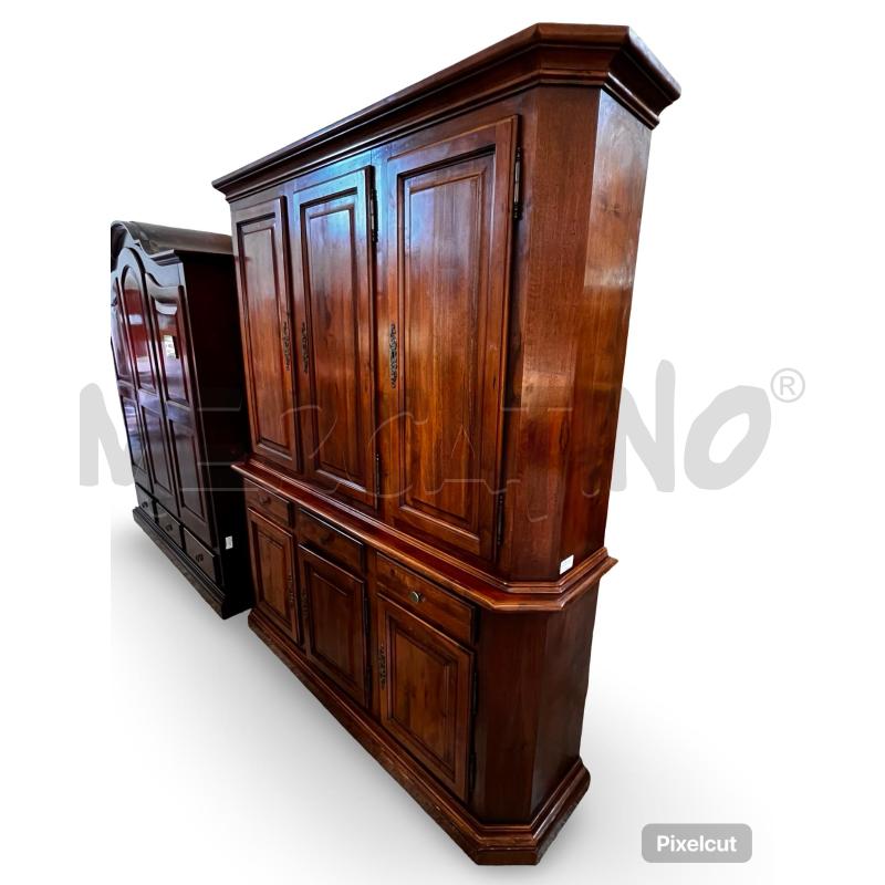 CREDENZA LEGNO 3 ANTE NOCE | Mercatino dell'Usato Osasco 2