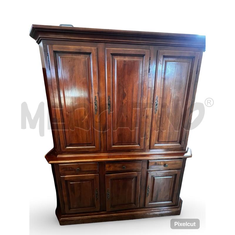 CREDENZA LEGNO 3 ANTE NOCE | Mercatino dell'Usato Osasco 3