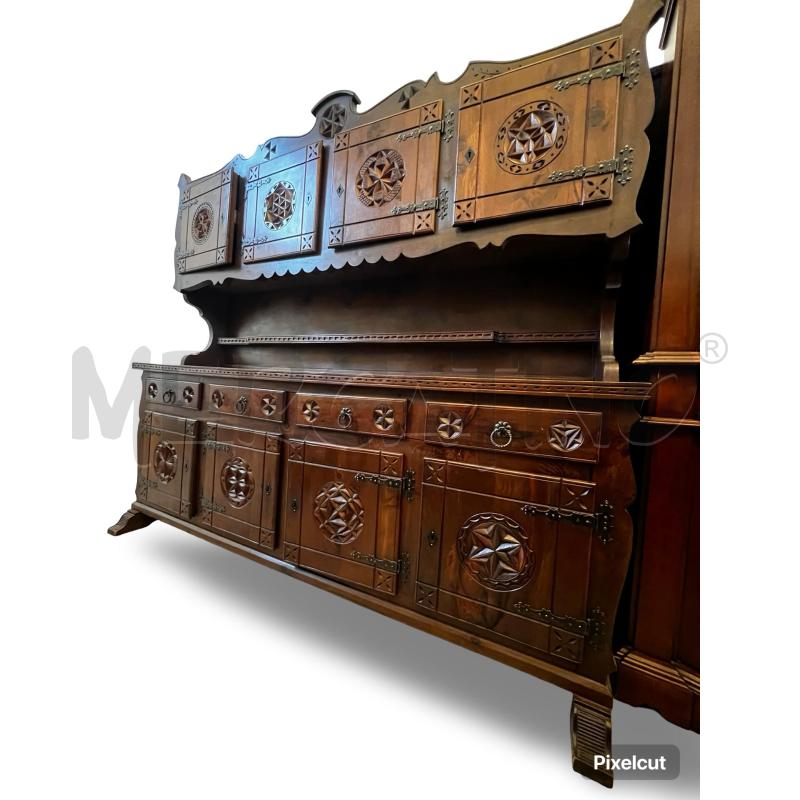 CREDENZA VAL VARAITA LEGNO SCURO | Mercatino dell'Usato Osasco 1