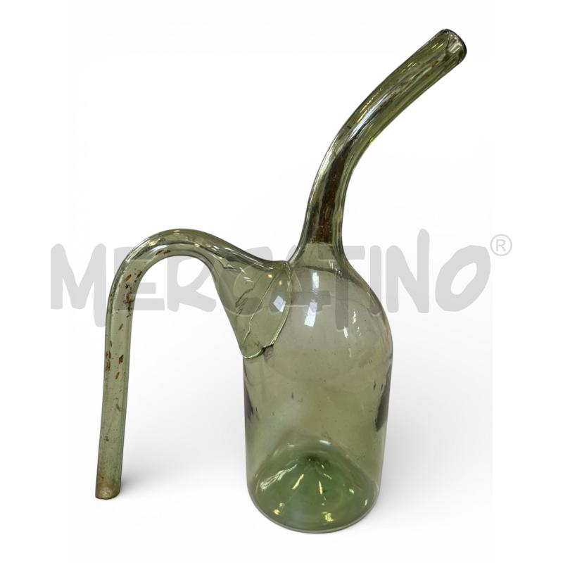 DECANTER VETRO VERDE DA LABORATORIO 25CM | Mercatino dell'Usato Osasco 1