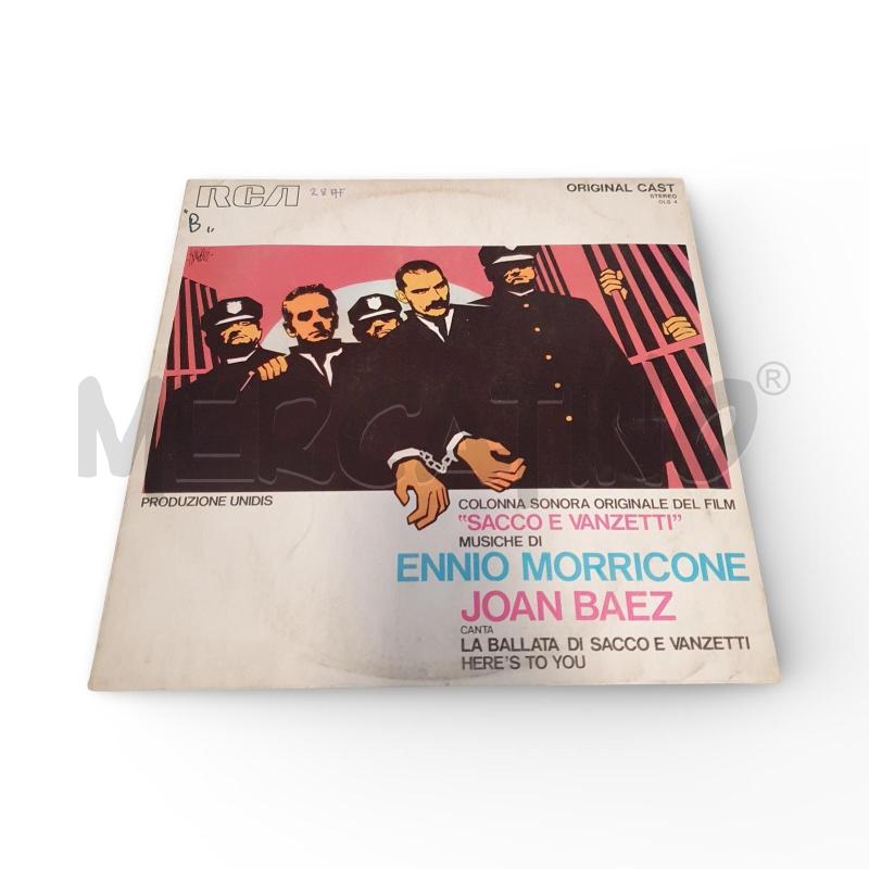 ENNIO MORRICONE JOAN BAEZ SACCO E VANZETTI | Mercatino dell'Usato Osasco 1