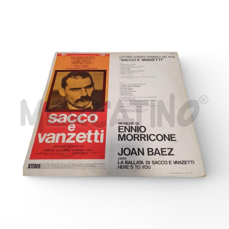 ENNIO MORRICONE JOAN BAEZ SACCO E VANZETTI | Mercatino dell'Usato Osasco 2