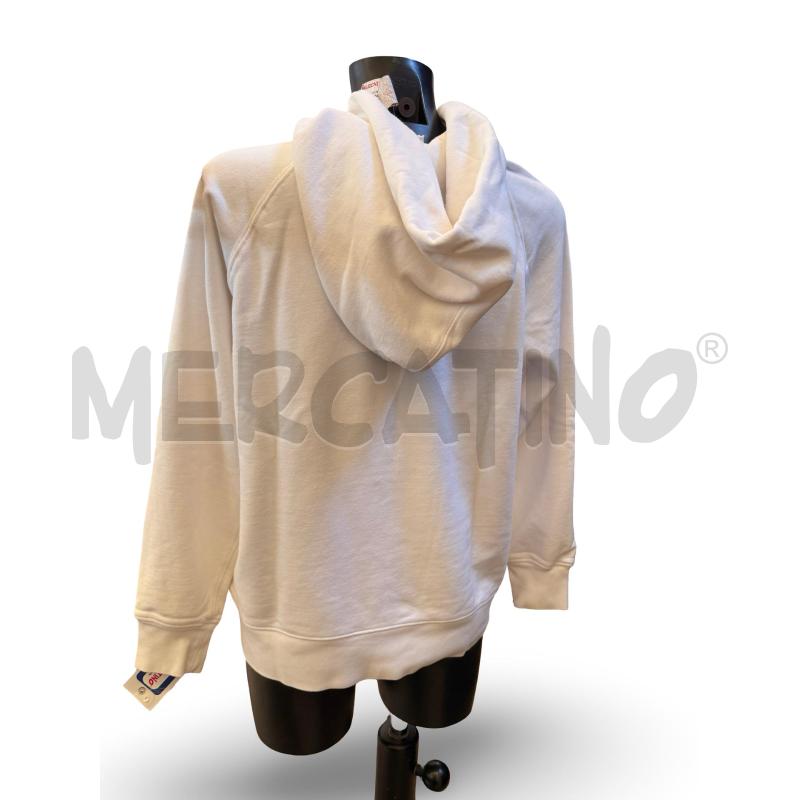 FELPA DONNA LEVI'S BIANCA CAPPUCCIO | Mercatino dell'Usato Osasco 4