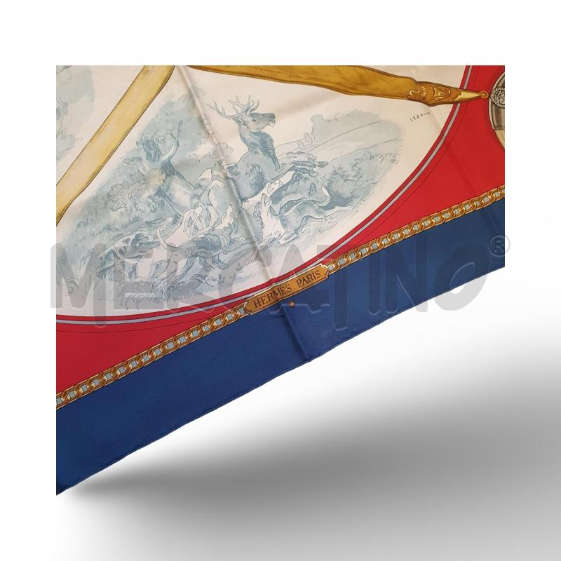 FOULARD HERMÈS BLU E ROSSO | Mercatino dell'Usato Osasco 2