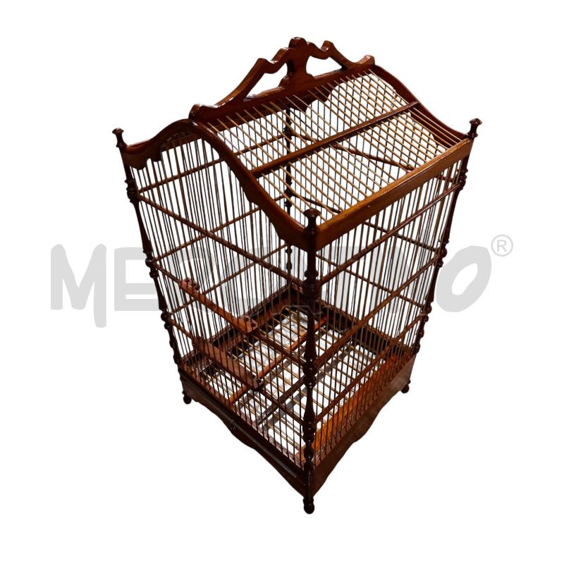 GABBIETTA LEGNO UCCELLINI TEAK H 56CM X 31CM | Mercatino dell'Usato Osasco 2