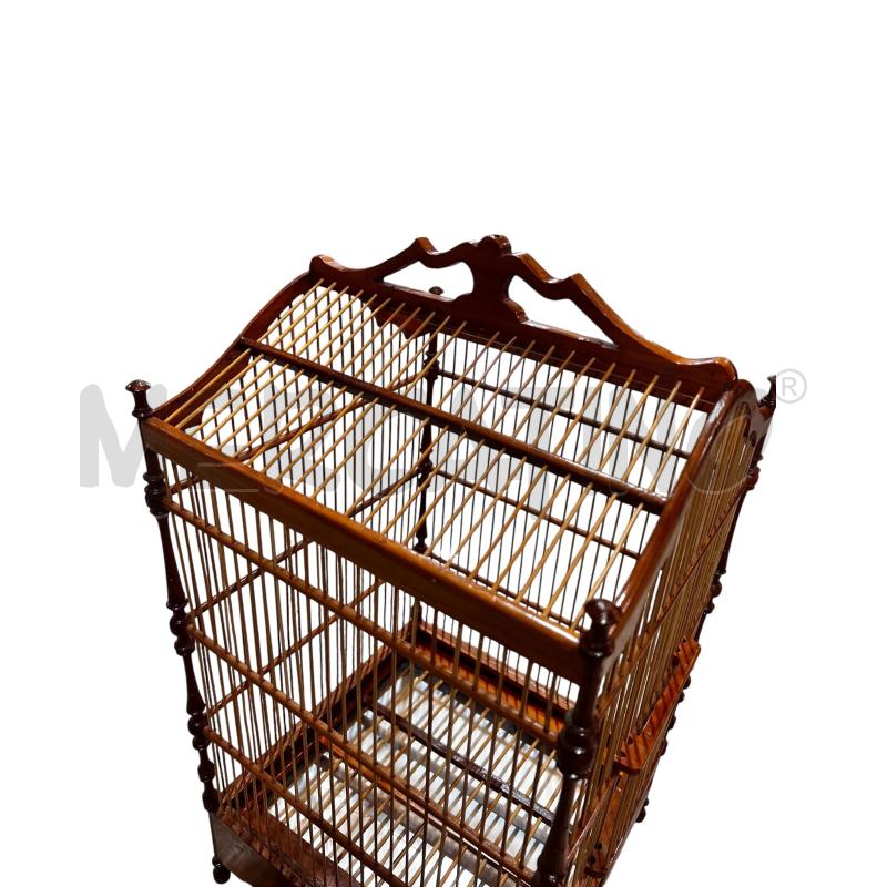 GABBIETTA LEGNO UCCELLINI TEAK H 56CM X 31CM | Mercatino dell'Usato Osasco 3